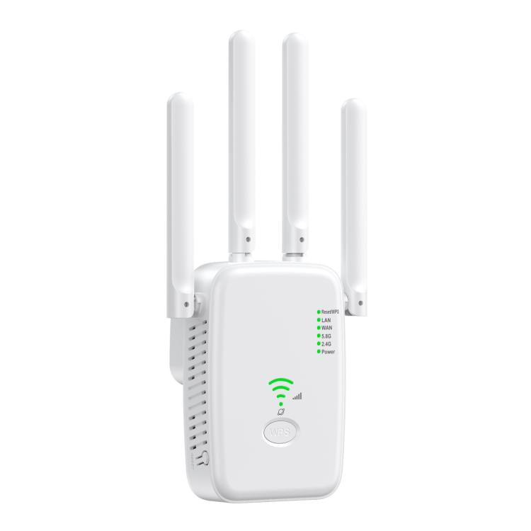 Urant U11 1200Mbps 2.4G&5.8G Ripetitore Wireless Amplificatore di Segnale WiFi Supporta Impostazione Rapida WPS, US Plug White, US Plug Black, EU Plug White, EU Plug Black, UK Plug White, UK Plug Black