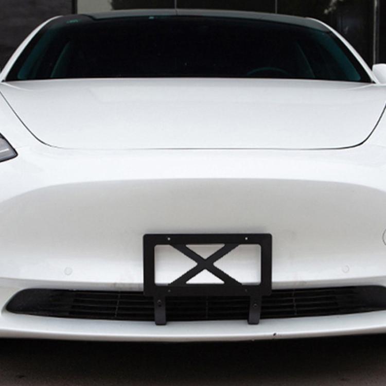 Telaio per targa standard americano Supporto per targa in lega di alluminio, For Tesla Model 3, For Tesla Model Y