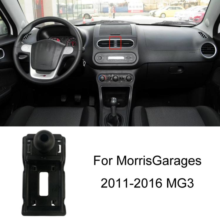 Per la base del supporto di navigazione speciale per telefono cellulare montato su auto MorrisGarages, 11-16 MG3, 17-21 MG6, 17-21 ZS/EZS, 17-22 ZS/EZS, 18-20 HS, 21-22 MG5, 22 ONE, 22 MG5 Scorpio