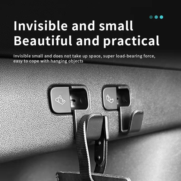 Per Tesla Model Y Gancio per bagagliaio incorporato Gancio per auto Accessori per interni automobilistici