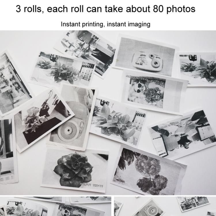Carta fotografica termica 3 rotoli 57x30 mm per stampa foto