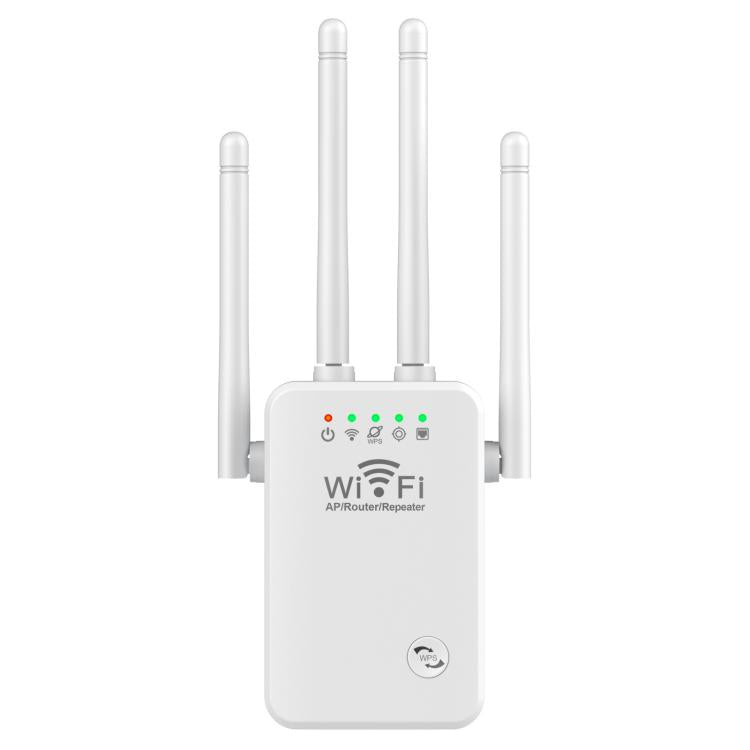 Urant U9 300Mbps 2.4G Ripetitore Wireless Amplificatore di Segnale WiFi Supporta Impostazione Rapida WPS, US Plug White, EU Plug White, US Plug Black, EU Plug Black, UK Plug White, UK Plug Black, AU Plug White
