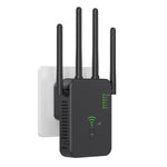 Ripetitore wireless Urant U10 1200Mbps 2.4G e 5.8G Amplificatore di segnale WiFi con 4 antenne, US Plug Black, US Plug White, EU Plug Black, EU Plug White, UK Plug Black, UK Plug White