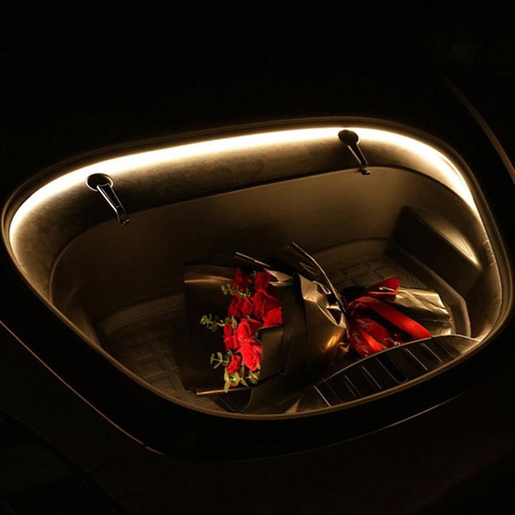 Per Tesla Model 3 / Y Luci decorative per atmosfera del bagagliaio anteriore Barra luminosa di benvenuto