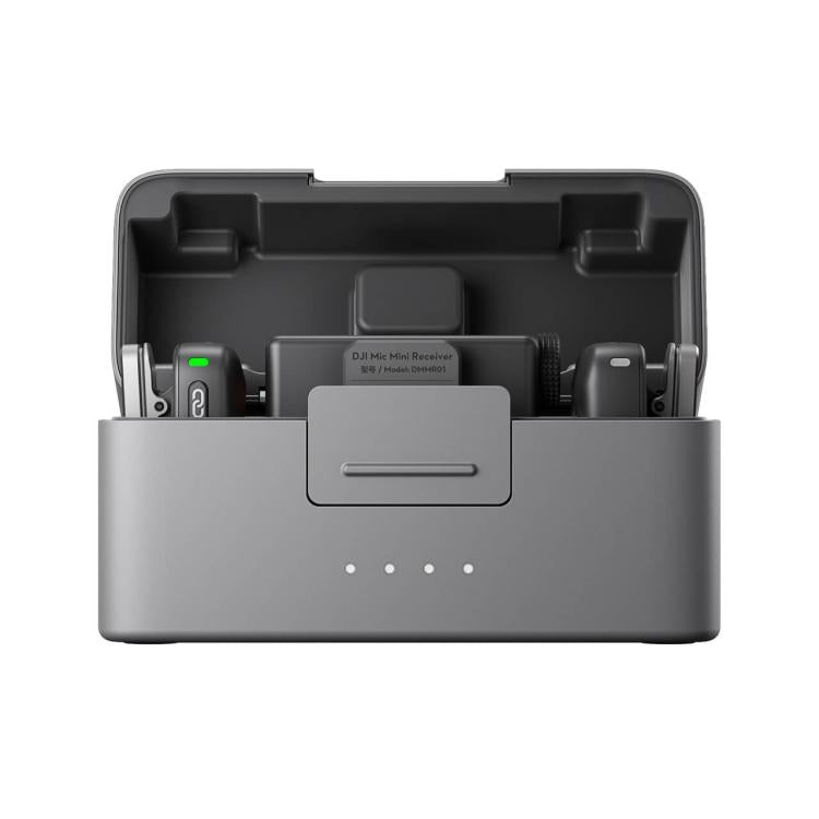 Microfono DJI Mini originale (2 TX + 1 RX + custodia di ricarica), 2 TX + 1 RX + Charging Case
