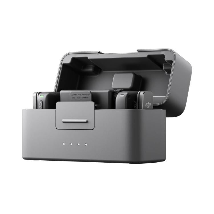 Microfono DJI Mini originale (2 TX + 1 RX + custodia di ricarica), 2 TX + 1 RX + Charging Case