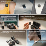 Microfono wireless DJI Mini 2 TX + RX con custodia ricarica