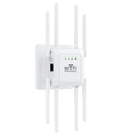 U18 1200Mbps 2.4G e 5G Ripetitore Wireless Amplificatore di Segnale WiFi con 8 Antenne, US Plug Black, EU Plug Black, US Plug White, EU Plug White