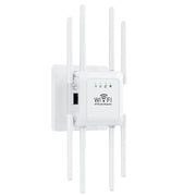 U18 300Mbps 2.4G Ripetitore Wireless Amplificatore di Segnale WiFi con 8 Antenne, US Plug Black, EU Plug Black, US Plug White, EU Plug White