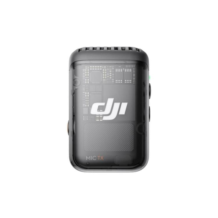 DJI Mic 2 Trasmettitore Connessione Bluetooth ai dispositivi di registrazione, 1 TX (Shadow Black), 1 TX (Pearl White)