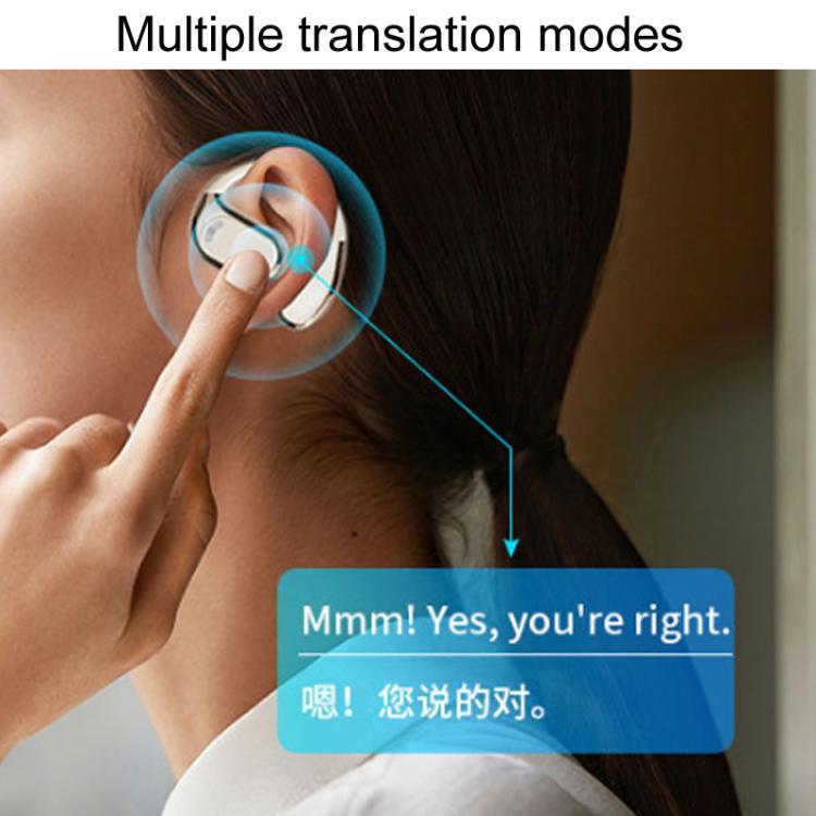 M76 Auricolare Bluetooth con display digitale sopra l'orecchio e traduzione AI intelligente