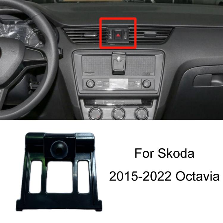 Per la base del supporto di navigazione per telefono cellulare speciale per auto Skoda, 13-15 Superb, 13-19 Octavia+Spaceback/Double Flash Outer Frame Arc Edge, 15-17 Fabia, 15-22 Octavia, 16-23 Superb, 17-21 Kodiaq/GT, 18-22 Koroc, 18-23 Kamiq        ...