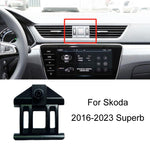 Per la base del supporto di navigazione per telefono cellulare speciale per auto Skoda, 13-15 Superb, 13-19 Octavia+Spaceback/Double Flash Outer Frame Arc Edge, 15-17 Fabia, 15-22 Octavia, 16-23 Superb, 17-21 Kodiaq/GT, 18-22 Koroc, 18-23 Kamiq        ...
