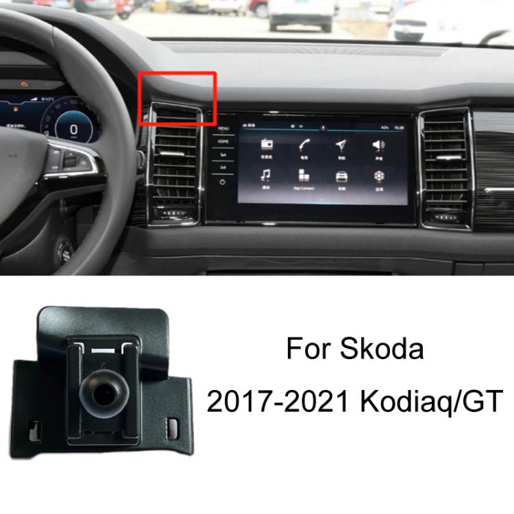 Per la base del supporto di navigazione per telefono cellulare speciale per auto Skoda, 13-15 Superb, 13-19 Octavia+Spaceback/Double Flash Outer Frame Arc Edge, 15-17 Fabia, 15-22 Octavia, 16-23 Superb, 17-21 Kodiaq/GT, 18-22 Koroc, 18-23 Kamiq        ...