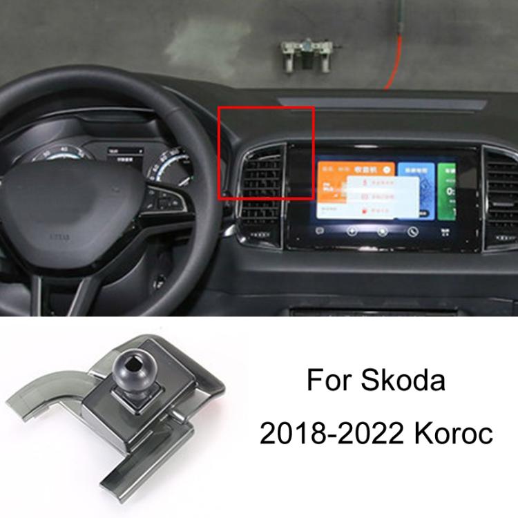 Per la base del supporto di navigazione per telefono cellulare speciale per auto Skoda, 13-15 Superb, 13-19 Octavia+Spaceback/Double Flash Outer Frame Arc Edge, 15-17 Fabia, 15-22 Octavia, 16-23 Superb, 17-21 Kodiaq/GT, 18-22 Koroc, 18-23 Kamiq        ...