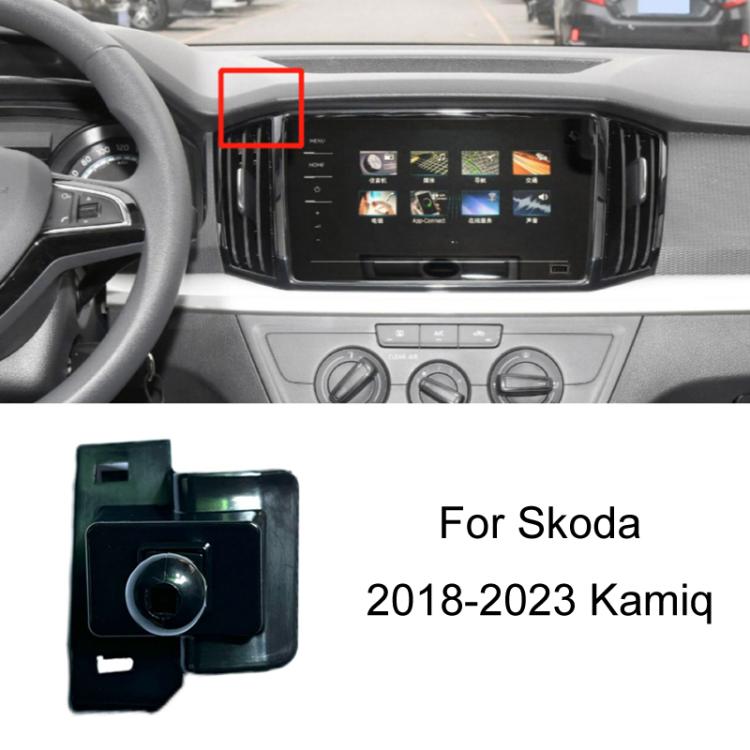 Per la base del supporto di navigazione per telefono cellulare speciale per auto Skoda, 13-15 Superb, 13-19 Octavia+Spaceback/Double Flash Outer Frame Arc Edge, 15-17 Fabia, 15-22 Octavia, 16-23 Superb, 17-21 Kodiaq/GT, 18-22 Koroc, 18-23 Kamiq        ...