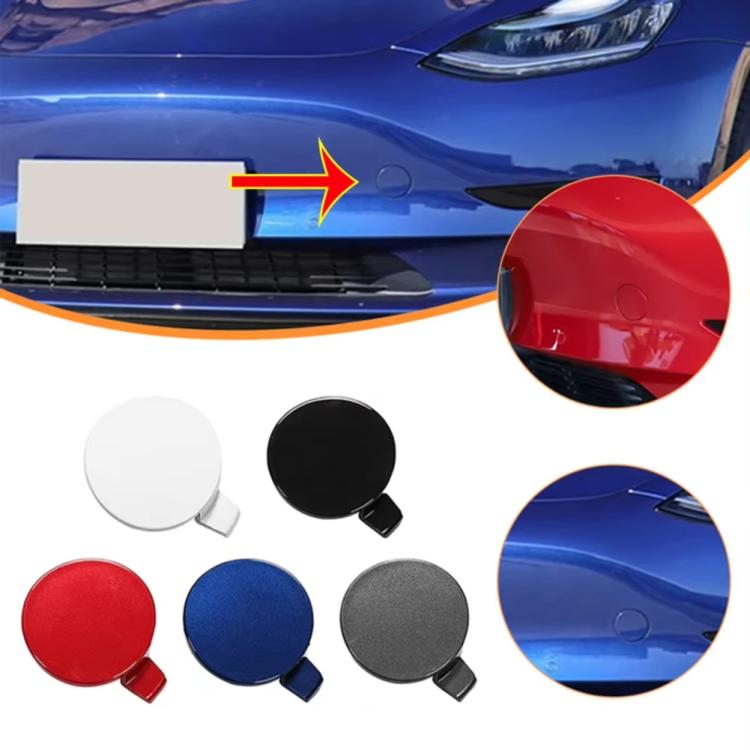 Per Tesla Model 3 Copertura protettiva del gancio del rimorchio anteriore Parti di ricambio Copertura del foro di traino anteriore