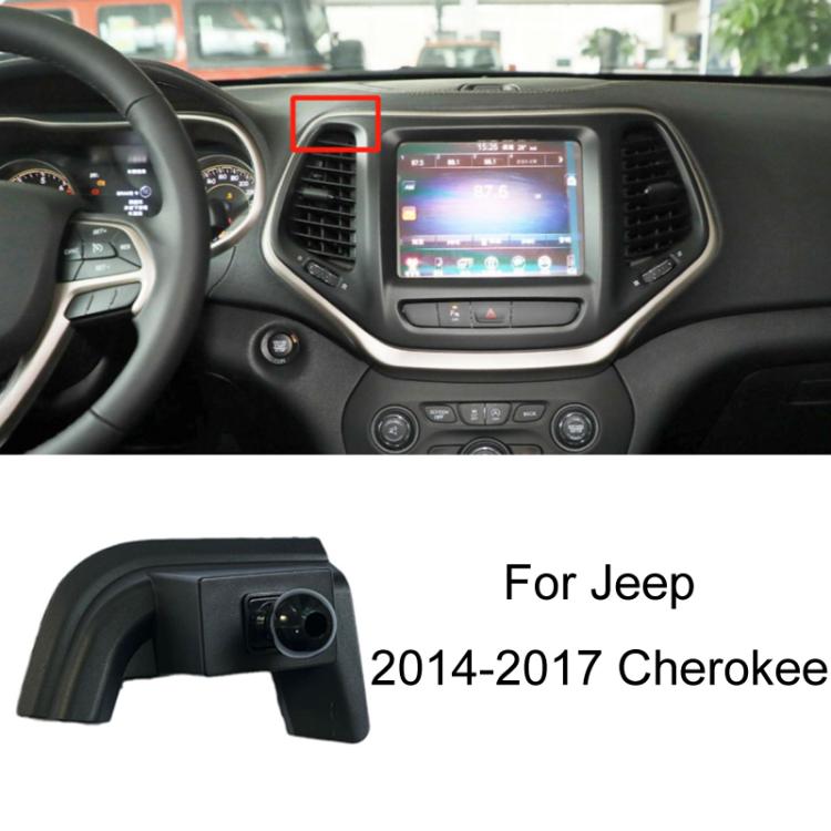 Per Jeep Car Special Mobile Phone Navigation Staffa Base, 11-18 Wrangler, 14-17 Cherokee, 14-18 Grand Cherokee, 16-21 Renegade, 17-20 Compass Not For Screen Modification, 18-22 Grand Commander, 19-22 Wrangler, 21 Grand Cherokee, 21 Compass