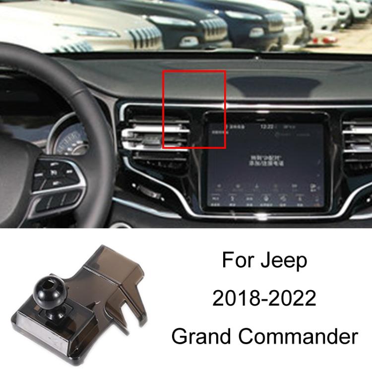 Per Jeep Car Special Mobile Phone Navigation Staffa Base, 11-18 Wrangler, 14-17 Cherokee, 14-18 Grand Cherokee, 16-21 Renegade, 17-20 Compass Not For Screen Modification, 18-22 Grand Commander, 19-22 Wrangler, 21 Grand Cherokee, 21 Compass