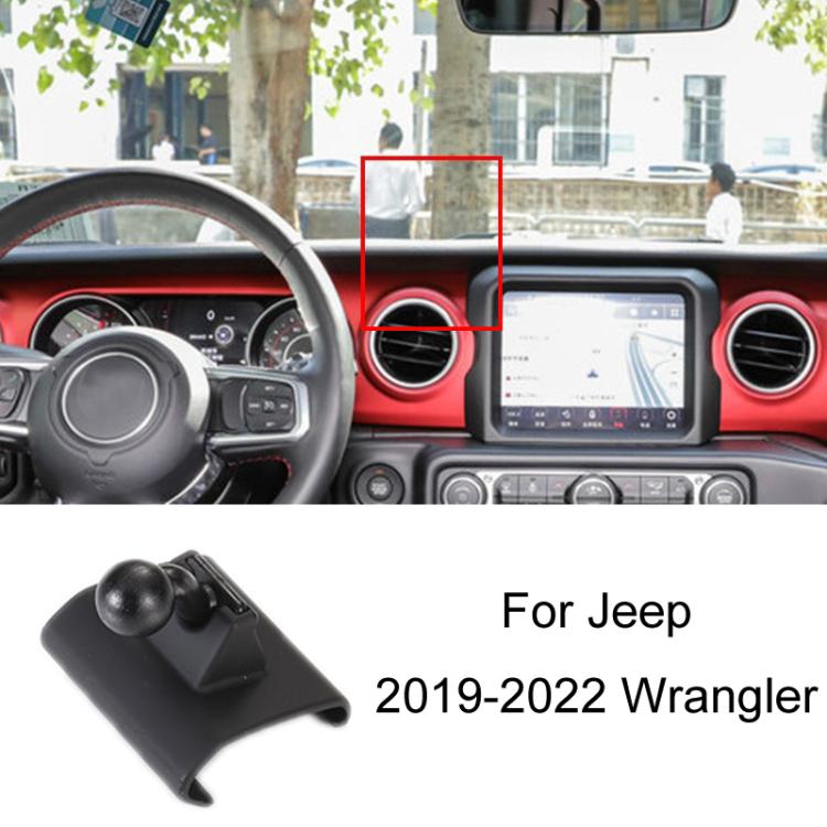 Per Jeep Car Special Mobile Phone Navigation Staffa Base, 11-18 Wrangler, 14-17 Cherokee, 14-18 Grand Cherokee, 16-21 Renegade, 17-20 Compass Not For Screen Modification, 18-22 Grand Commander, 19-22 Wrangler, 21 Grand Cherokee, 21 Compass