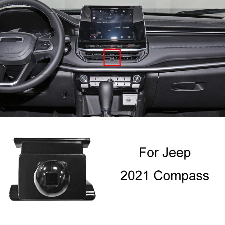 Per Jeep Car Special Mobile Phone Navigation Staffa Base, 11-18 Wrangler, 14-17 Cherokee, 14-18 Grand Cherokee, 16-21 Renegade, 17-20 Compass Not For Screen Modification, 18-22 Grand Commander, 19-22 Wrangler, 21 Grand Cherokee, 21 Compass