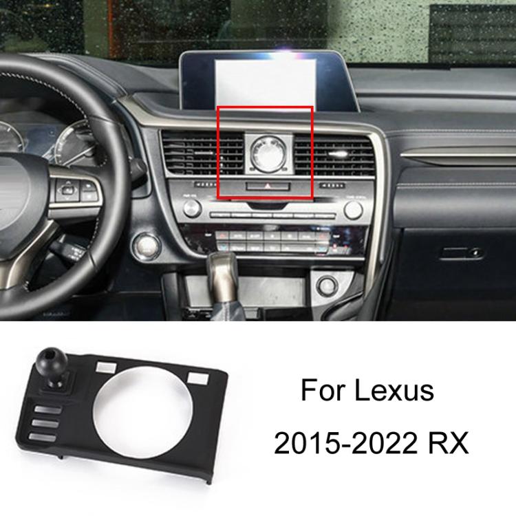 Per Lexus Car Special Mobile Phone Navigation Staffa Base, 06-11 ES, 06-11 IS, 09-14 RX, 11-21 CT, 13-17 ES, 15-22 RX, 16-19 LX570, 16-21 NX, 18-20 ES, 18-21 LS, 19-21 UX, 21-22 ES, 22 NX