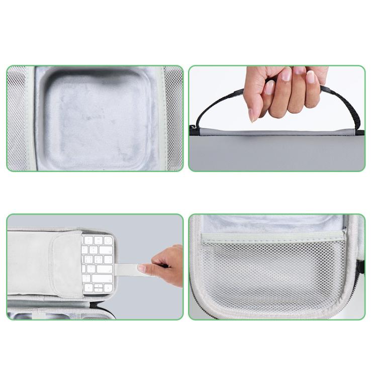 Per Mac Mini M4 / M4 Pro Borsa portaoggetti Custodia per il trasporto Può contenere tastiera, mouse