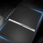 Adesivo di protezione del pannello della console centrale rinnovato per Tesla Model 3, Horizontal Wood Grain, Vertical Wood Grain, Carbon Fiber Grain, Matt Black, Frosted Black