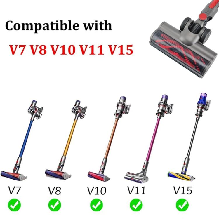 Per Dyson V7 / V8 / V10 / V11 / V15 Aspirapolvere Spazzola per Pavimenti Accessorio in Fibra di Carbonio, Type 1, 3pcs /Set