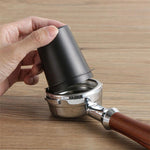 Cattura caffè ispessito Strumento di cattura maniglia macchina espresso, 51mm Stainless Steel Mirror, 53mm Stainless Steel Mirror, 58mm Stainless Steel Mirror, 51mm High Temperature Teflon, 53mm High Temperature Teflon, 58mm High Temperature Teflon