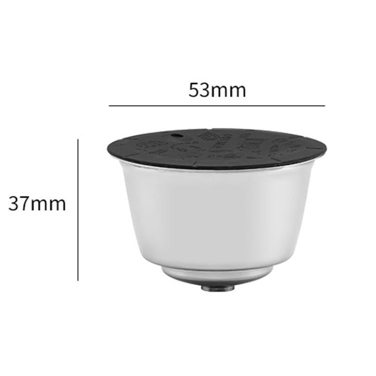 Per la macchina da caffè Dolce Gusto, involucro per capsule di caffè riutilizzabili in acciaio inossidabile, Capsule+Brush And Scoop, Capsule+40mm Powder Hammer+Brush And Scoop