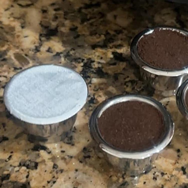 Per la macchina da caffè Nestle Vertuo, capsula monouso, sigillante in alluminio, 37mm 100pcs / Pack, 37mm 204pcs / Pack, 62mm 100pcs / Set
