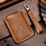 Hallmo per Renault Custodia protettiva per chiavi auto Borsa portaoggetti, C185 Blue, C185 Brown, C185 Black, C199 Brown, C199 Blue, C199 Black