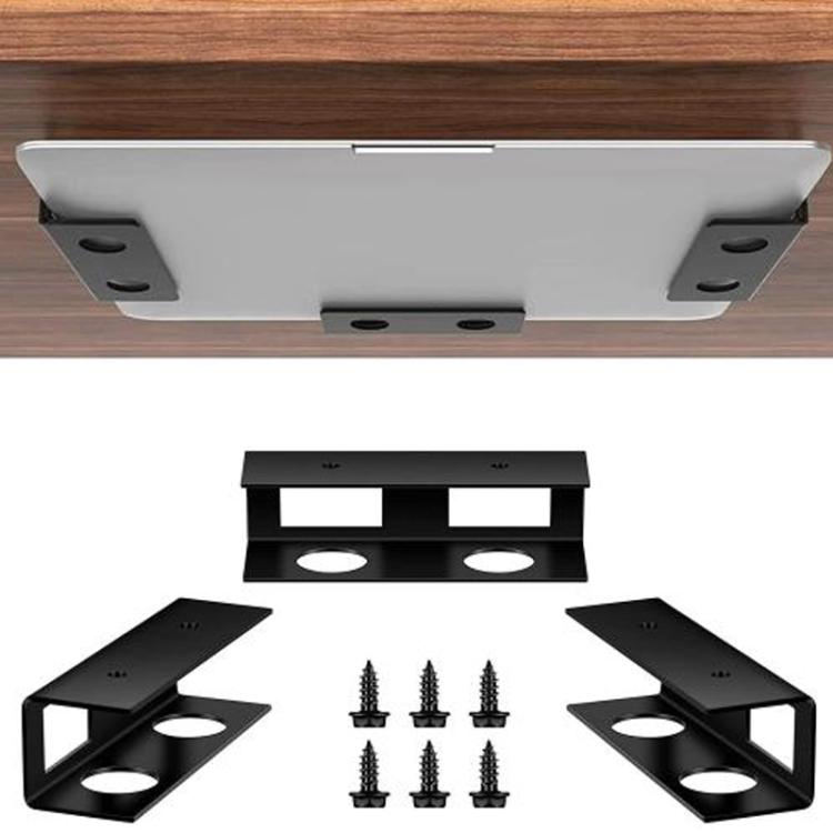 Kit montaggio tablet e laptop sotto scrivania 3cm