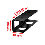 Kit montaggio tablet e laptop sotto scrivania 3cm