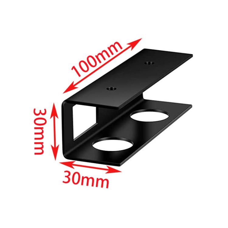 Kit montaggio tablet e laptop sotto scrivania 3cm