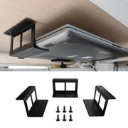 Supporto per riporre laptop, tablet, mini PC, vassoio invisibile in metallo, sotto la scrivania, 4.8cm, 6.8cm