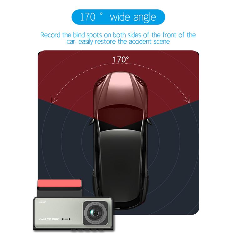 G71 HD 1080P registratore di guida a infrarossi con visione notturna a tre lenti da 2,0 pollici, No WIFI, WIFI Connection