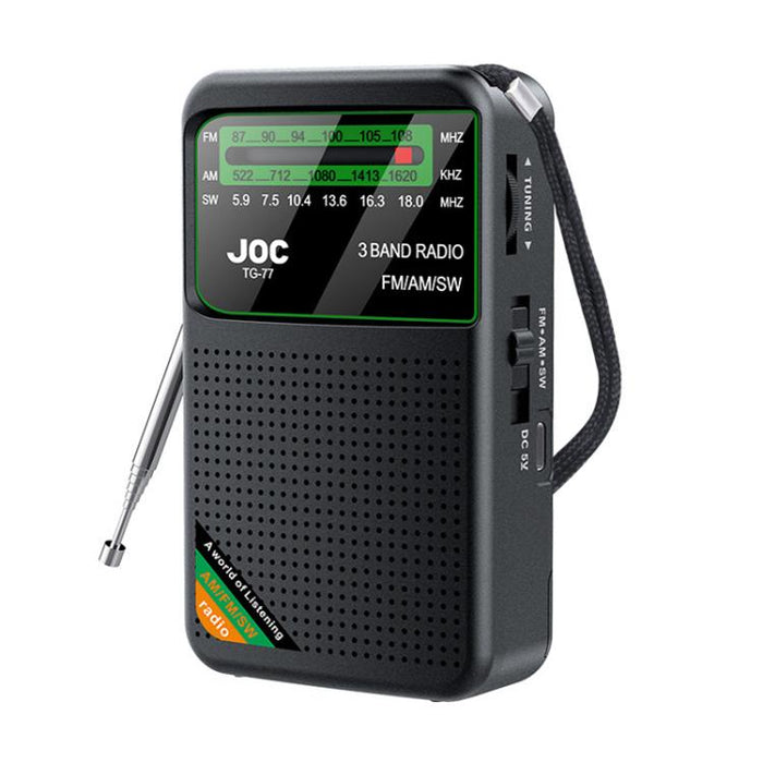 Radio portatile JOC TG-77 FM AM SW con display digitale