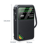 Radio portatile JOC TG-77 FM AM SW con display digitale