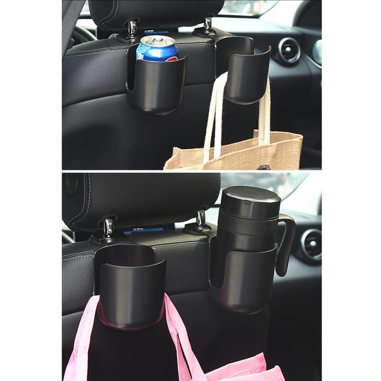 1010 Supporto per tazza d'acqua multifunzionale per seggiolino auto Gancio per poggiatesta auto