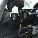1010 Supporto per tazza d'acqua multifunzionale per seggiolino auto Gancio per poggiatesta auto