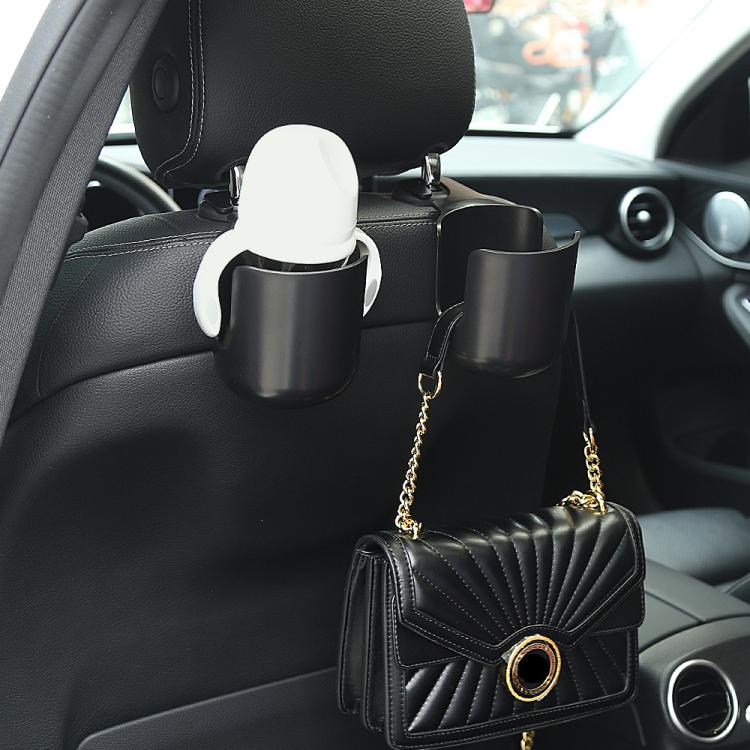1010 Supporto per tazza d'acqua multifunzionale per seggiolino auto Gancio per poggiatesta auto