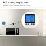 Termostato digitale intelligente con retroilluminazione LCD