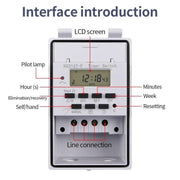 Interruttore automatico domestico 220V Timer intelligente