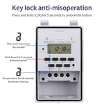 Interruttore automatico timer 220V 10A per domotica