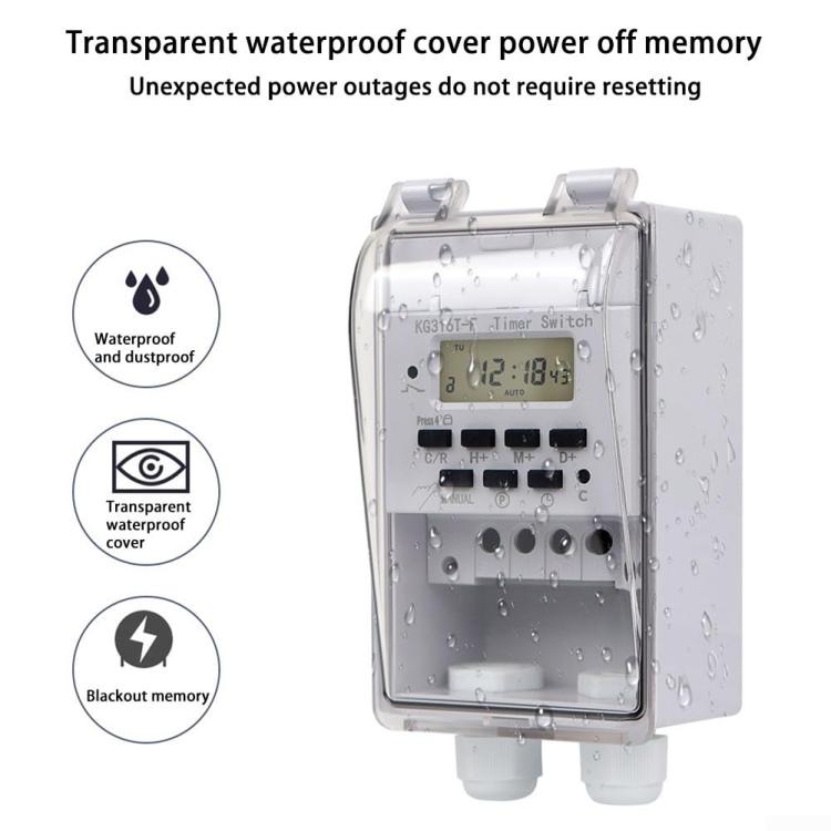 Interruttore automatico timer 220V 10A per domotica