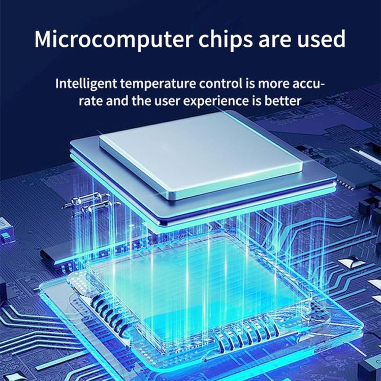 Intelligent temperature control LCD screen displaying double-layer heating plate