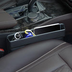 3311 2 in 1 Scatola portaoggetti per spazi vuoti nel seggiolino auto, strisce di tappi per spazi vuoti, forniture per auto