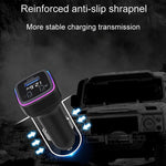 Luci ambientali colorate con uscita potente Caricabatterie rapido per auto, GE01